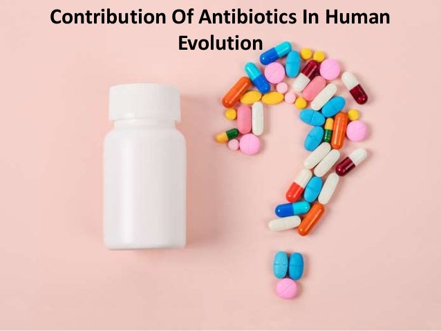 Contribution Of Antibiotics In Human
Evolution
 