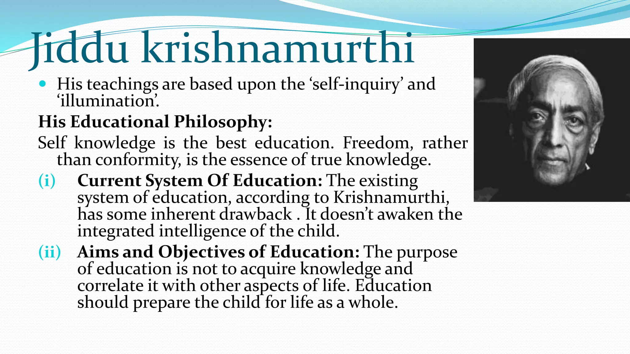 Contribution of indian educationists in early childhood education | PPTX