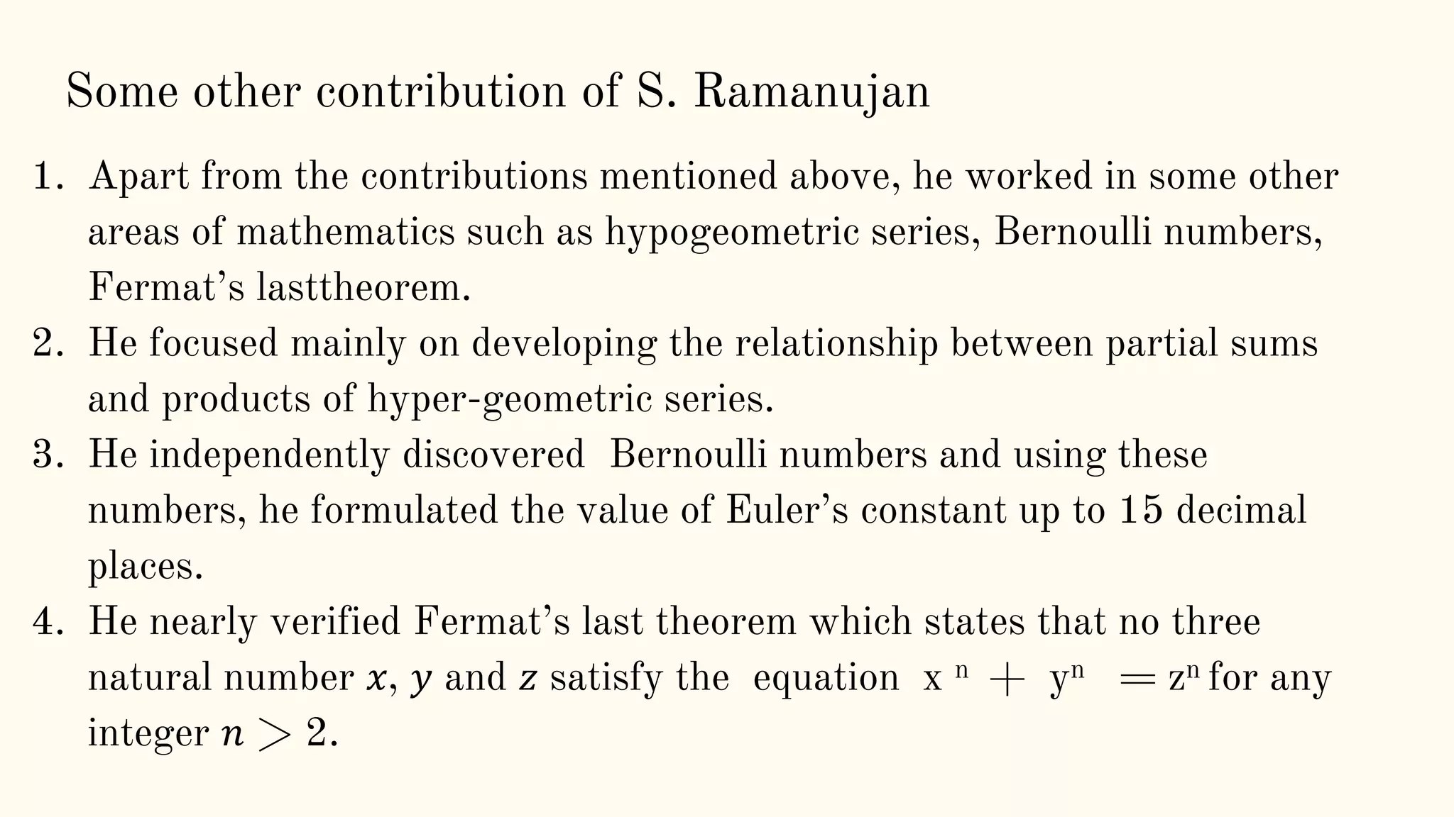 Contribution of S. Ramanujan .pptx