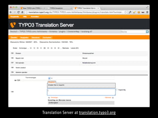 Translation Server at translation.typo3.org
 