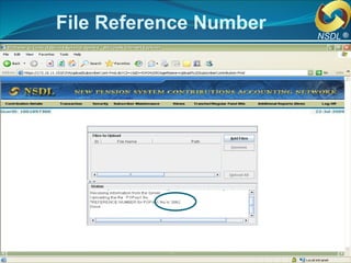 File Reference Number Sample Contribution upload (5) | PPT