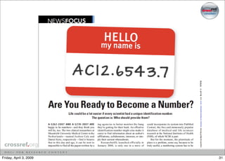 Identity and the Scholar, 2009 Allen Press Seminar, April 2009, Washington DC