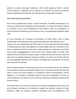 Controe des armes a feu