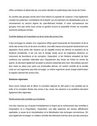 Controe des armes a feu