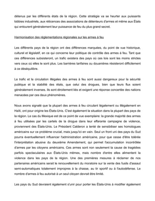 Controe des armes a feu