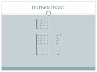 DETERMINANT
 