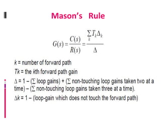Mason’s Rule
 