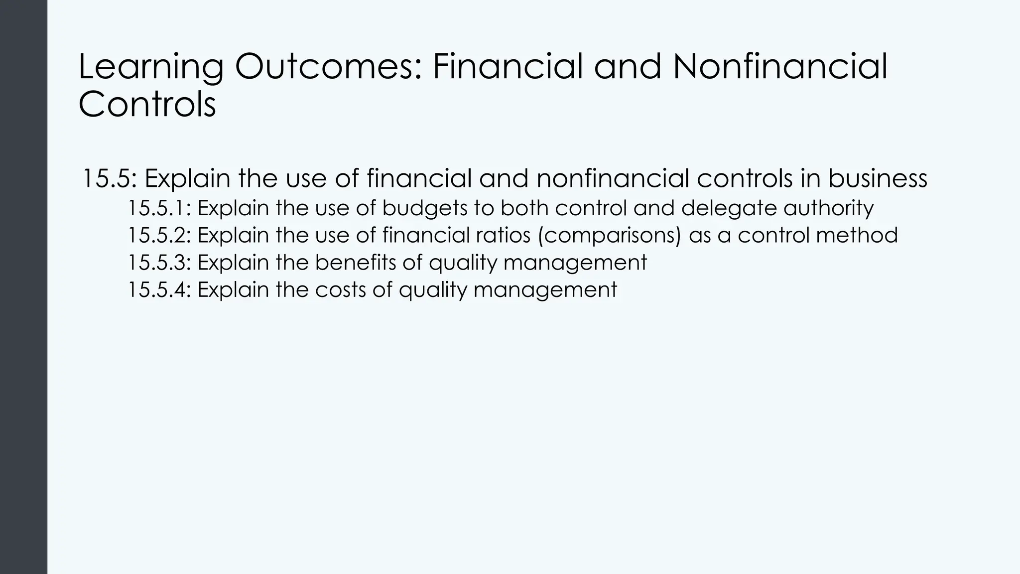 Control Strategies in Management sector | PPT