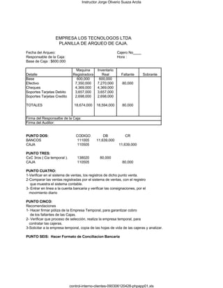 Control Interno Clientes
