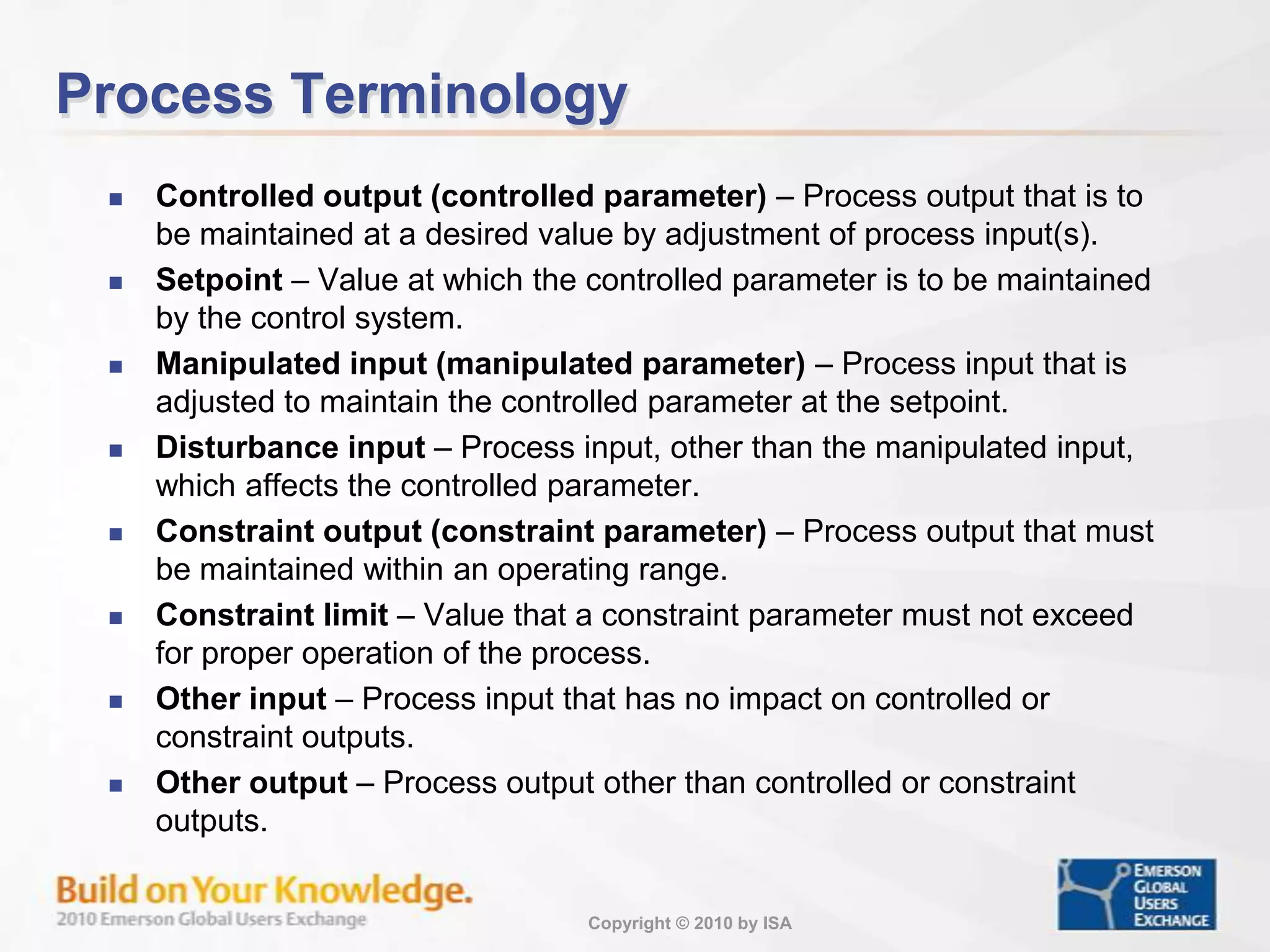 Performance Metrics Example used to illustrate how operation metrics may be added to an operator displayBenefits of integrating this type of information into the operator interface