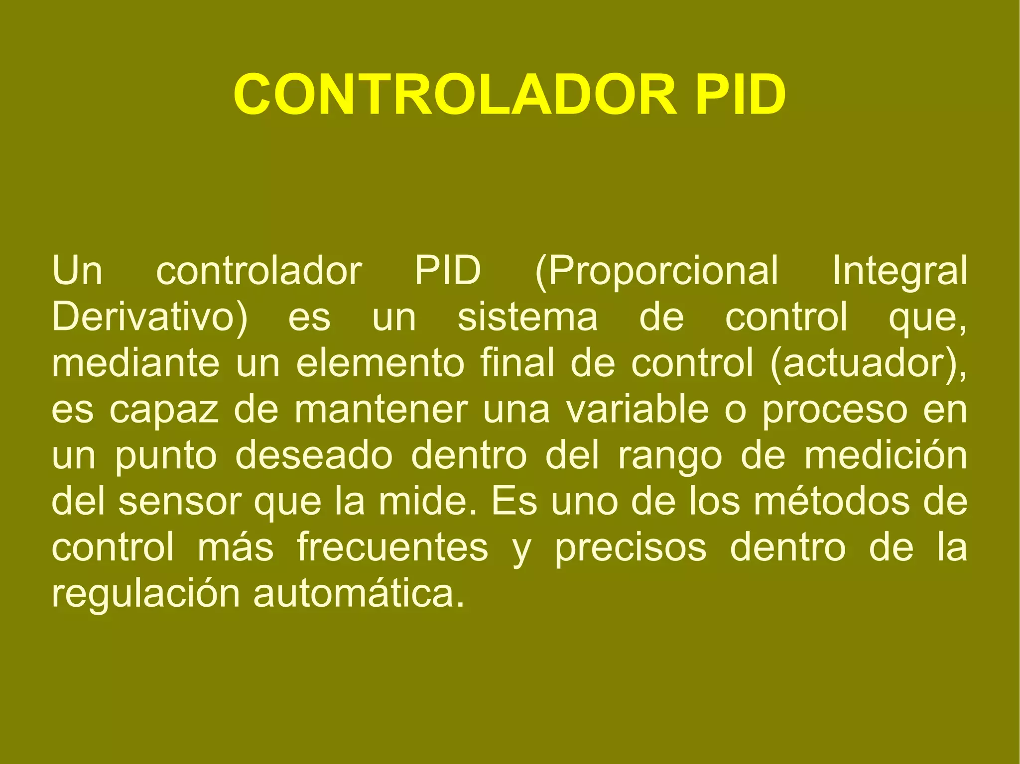 Estructura del Control PID | ODP