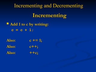 control-statements detailed presentation | PPT