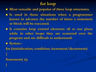 control-statements, control-statements, control statement | PPT