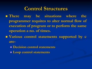 control-statements, control-statements, control statement | PPT
