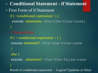 Control statements | PPT