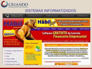 SISTEMAS INFORMATIZADOS
 