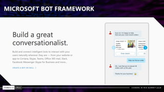 MICROSOFT BOT FRAMEWORK
 
