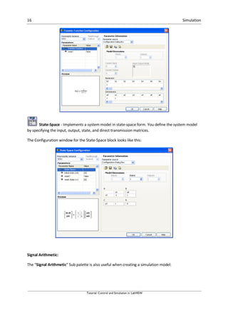 Control and simulation in lab view | PDF