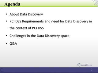 ControlCase Data Discovery and PCI DSS | PPTX