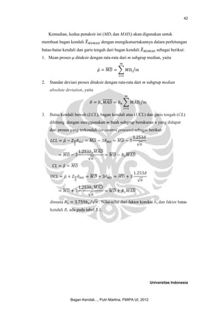Control chart based on median and median absolute deviation | PDF