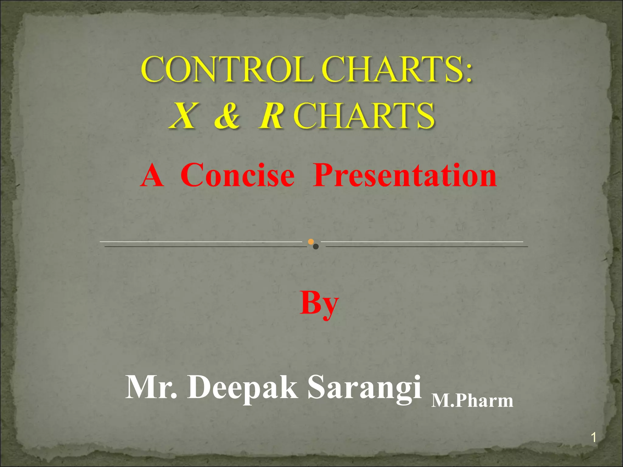 Control chart ppt | PPT