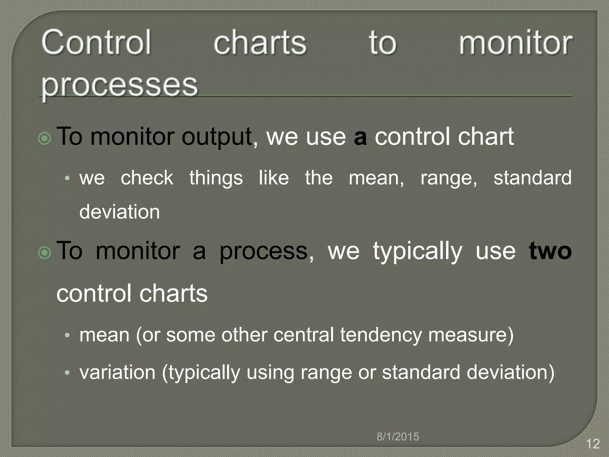 Control chart for variables | PPTX