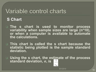 Control chart for variables | PPTX