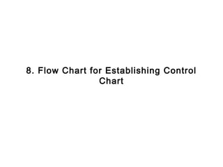 8. Flow Chart for Establishing Control
                Chart
 