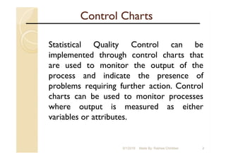 Control charts in statistical quality control | PDF | Science