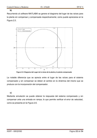 Región deseada de los polos de lazo cerrado Proyecto de controlador…