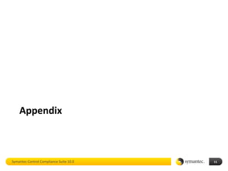 Control Compliance Suite 10 | PDF