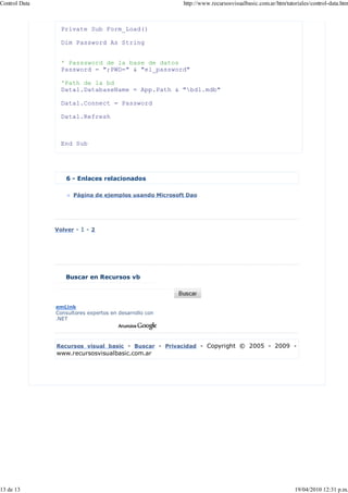 Control Data | PDF