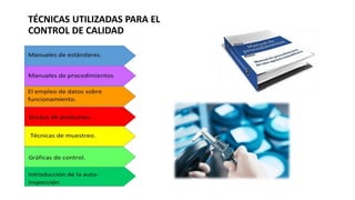 TÉCNICAS UTILIZADAS PARA EL
CONTROL DE CALIDAD
 