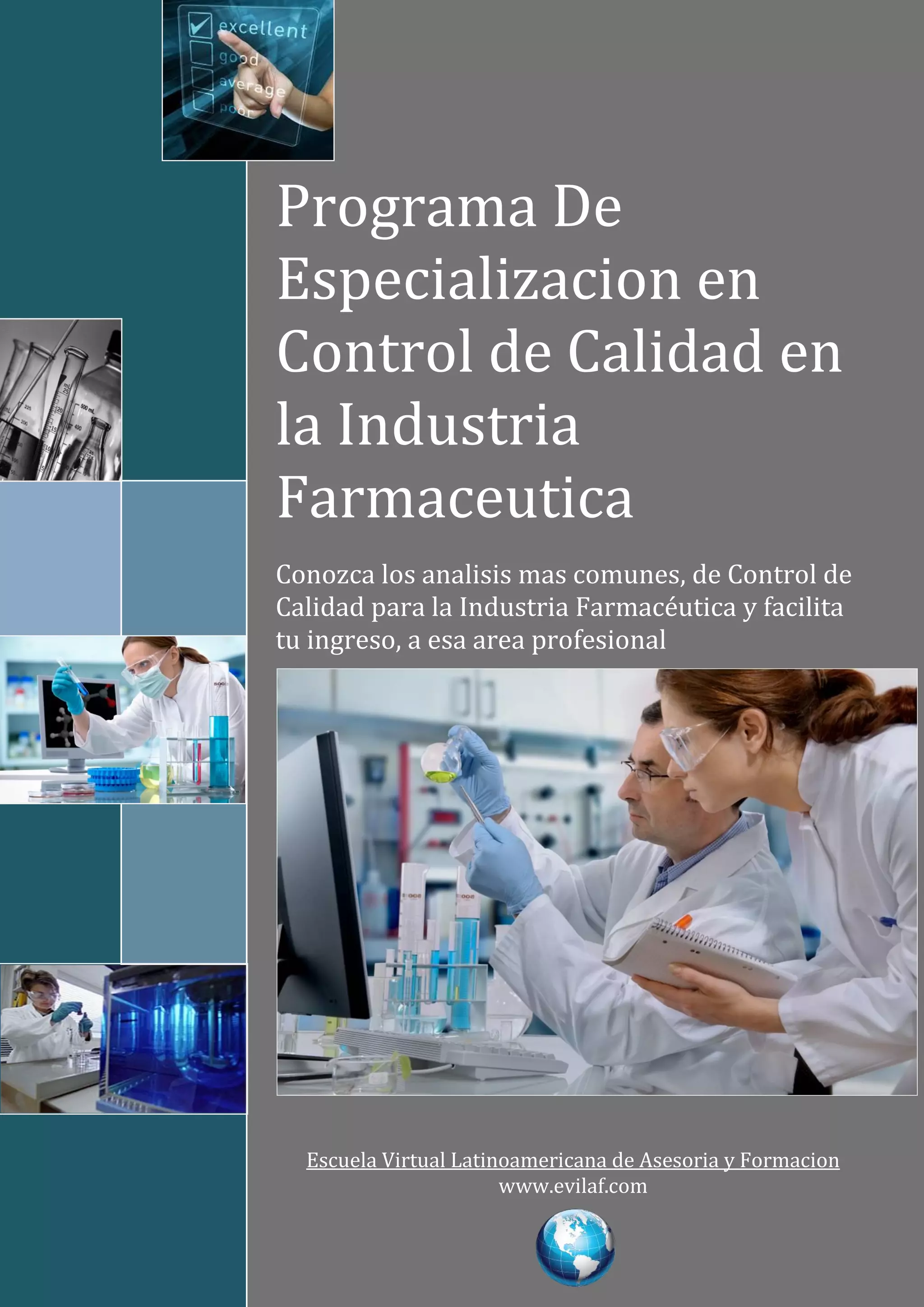 Control de calidad en la industria farmaceutica a distancia | PDF