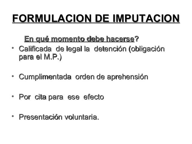 Control de detención e imputacion