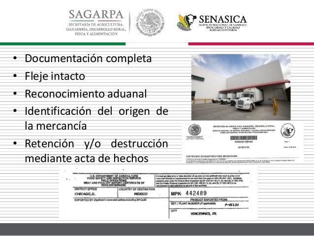 Control de embarques de materia prima cárnica aviar 