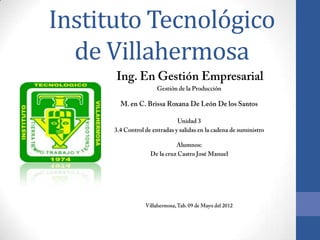 Instituto Tecnológico
  de Villahermosa
 