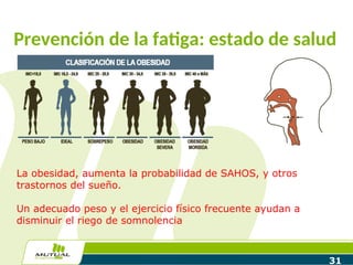Control de fatiga y somnolencia en la conduccón.ppt