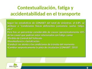 Control de fatiga y somnolencia en la conduccón.ppt