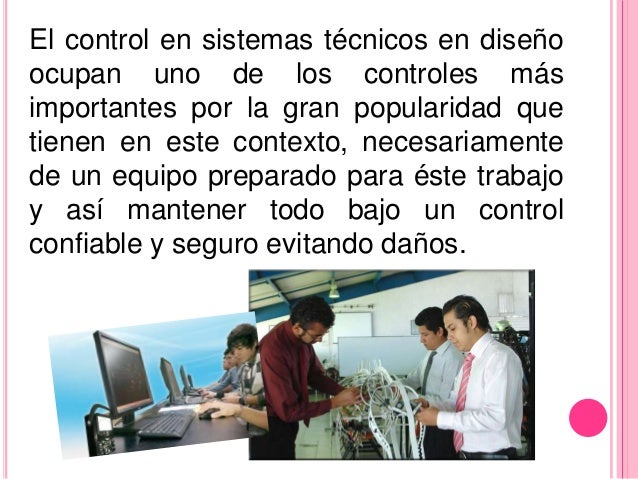 Control de los sistemas técnicos