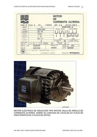 CONTROL DE MOTORES ELÉCTRICOS - DIAGRAMAS | PDF