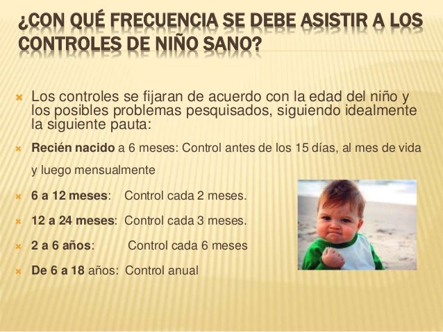 Control de niño sano