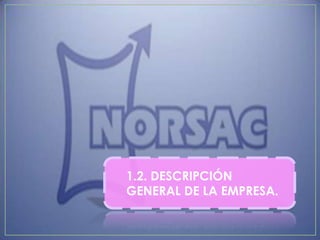 1.2. DESCRIPCIÓN
GENERAL DE LA EMPRESA.
 
