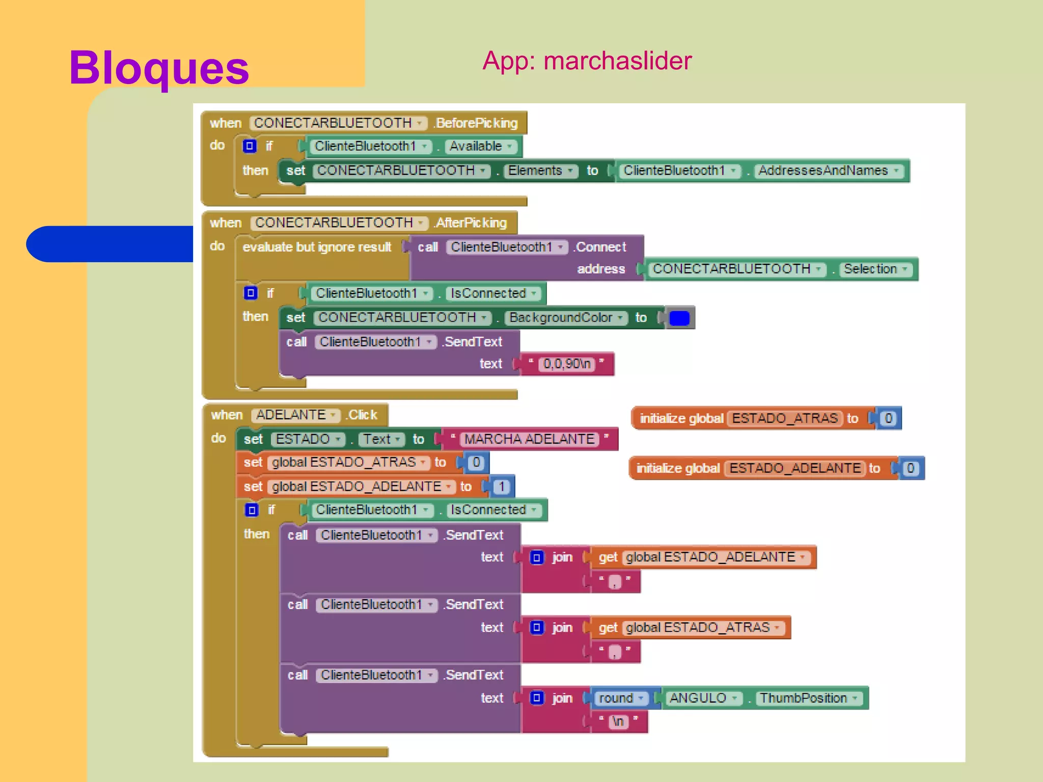 Bloques App: marchaslider
 