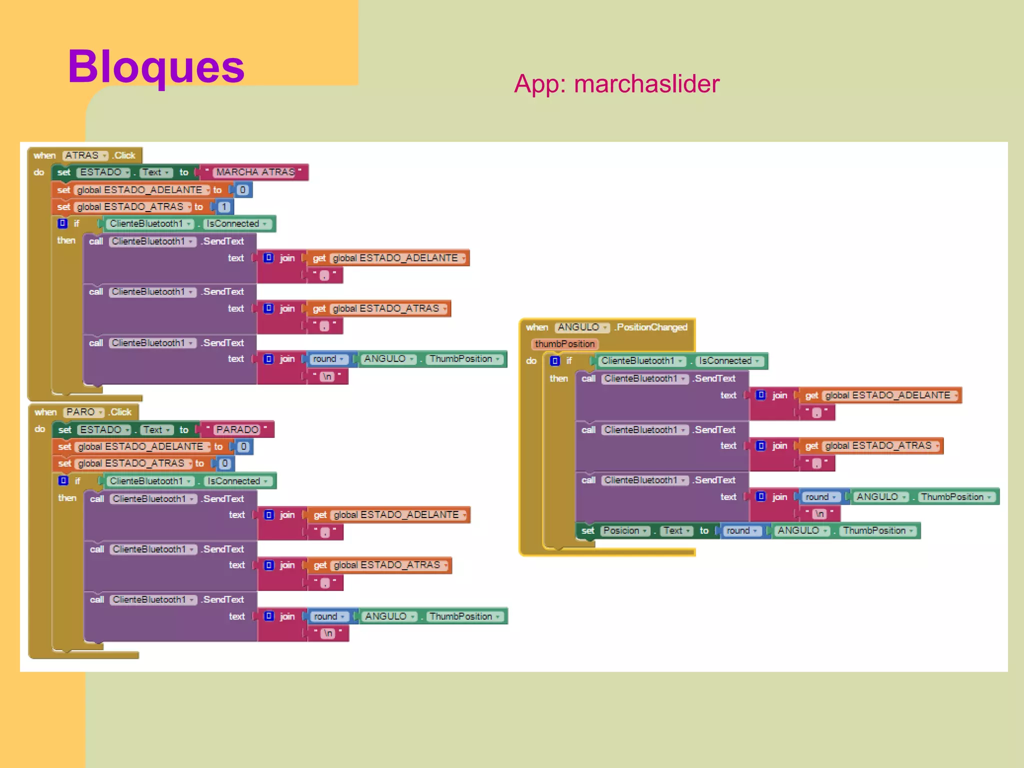 Bloques App: marchaslider
 