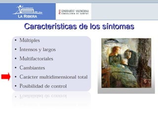 Características de los síntomasCaracterísticas de los síntomas
 