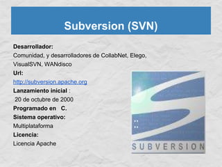[ES] Control de versiones con subversion | PDF