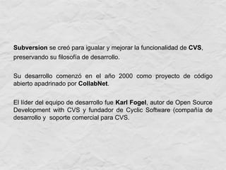 [ES] Control de versiones con subversion | PDF