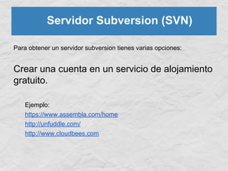 [ES] Control de versiones con subversion | PDF
