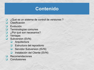 [ES] Control de versiones con subversion | PDF